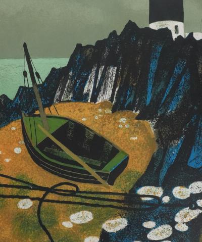 Yves GANNE : Le phare II, Lithographie originale signée 2