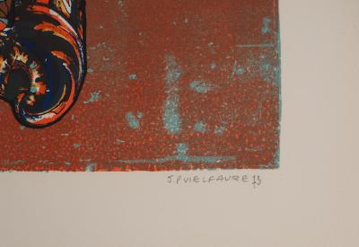 Jean-Pierre VIELFAURE : Colorado baroque, Lithographie originale signée 2