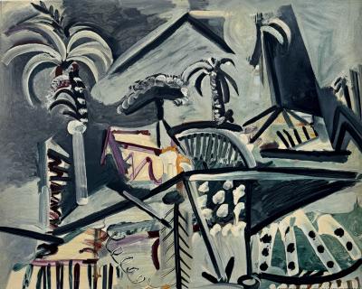 Pablo Picasso - Cannes, lithographie en couleurs 1973 2