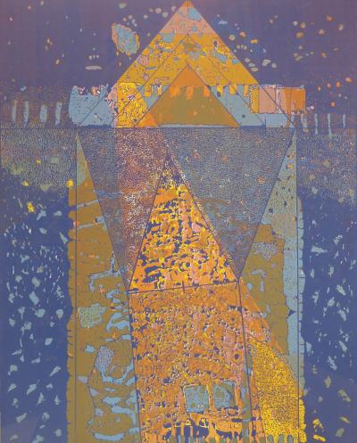 Jean-Pierre VIELFAURE : Royaume souterrain, Lithographie originale signée 2