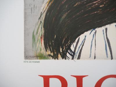 Pablo PICASSO : Portrait de femme (Dora Maar), Affiche en lithographie 2