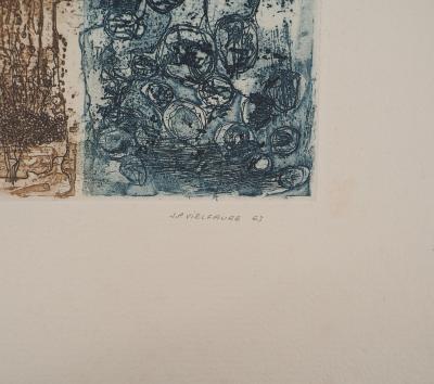 Jean-Pierre VIELFAURE : Les quatre éléments, Gravure originale signée 2