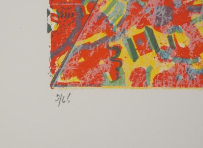 Jean-Pierre VIELFAURE: Celestial Pyramid, Original signed lithograph 2