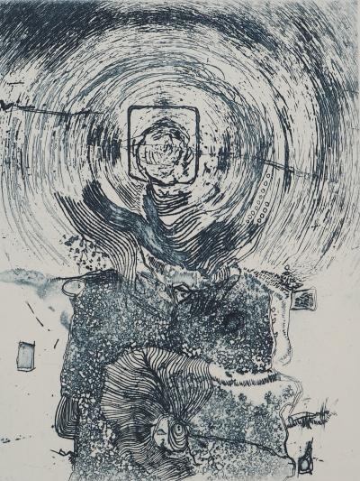 Jean-Pierre VIELFAURE : Tourbillon, Gravure originale signée 2