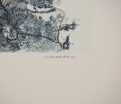 Jean-Pierre VIELFAURE : Tourbillon, Gravure originale signée 2