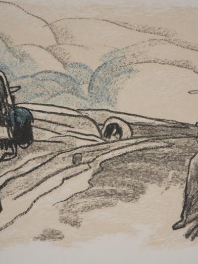 Mathurin MEHEUT : Bretagne, Le pèlerinage, Gravure originale signée 2