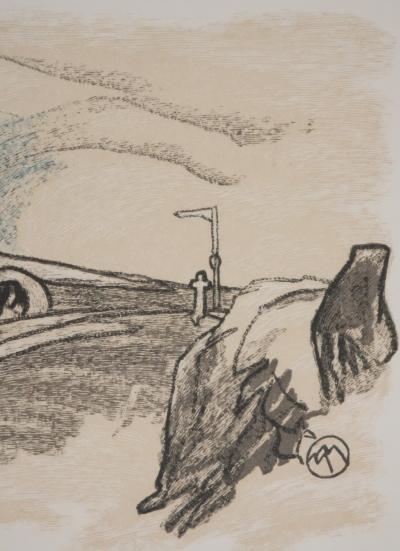 Mathurin MEHEUT : Bretagne, Le pèlerinage, Gravure originale signée 2