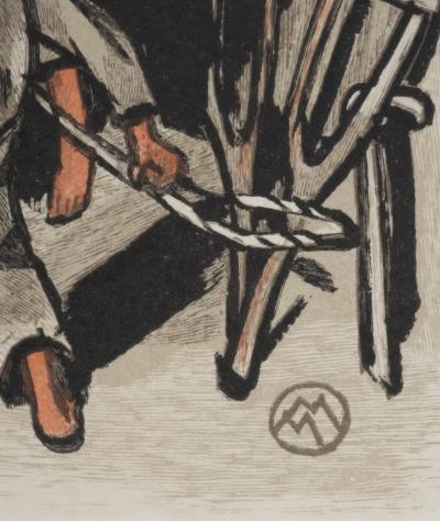 Mathurin MEHEUT: Brittany, The Artisans, Original signed engraving 2