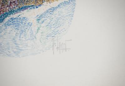 René LEVERD : Suisse, Chalet à Langnau, Aquarelle originale signée 2