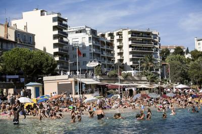 José Nicolas - Toulon.plage du Mourillon -Tirage Lambda 2
