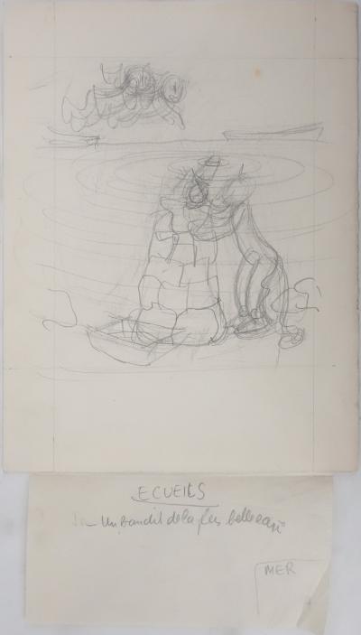 Jean EFFEL: The Pitfalls, Original Preparatory Drawing 2