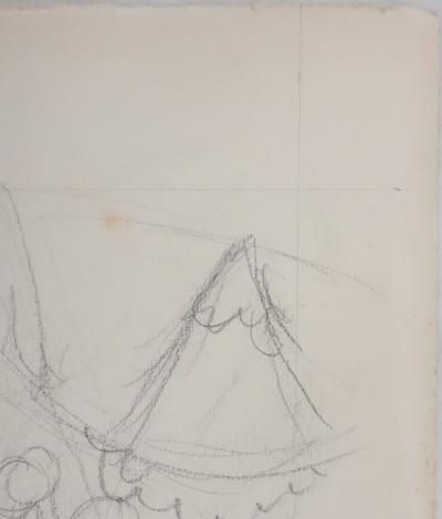 Jean EFFEL : Glaçage, Dessin préparatoire original 2