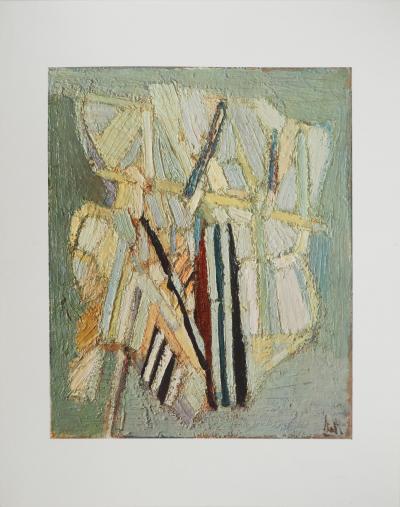Nicolas DE STAEL : Composition, Héliogravure signée 2