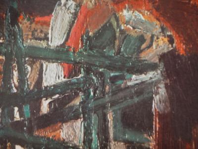 Nicolas DE STAEL : Clôture, Héliogravure 2