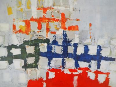 Nicolas DE STAEL : Composition abstraite, Héliogravure signée 2