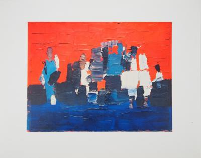 Nicolas DE STAEL : Les petits joueurs de football, Héliogravure 2