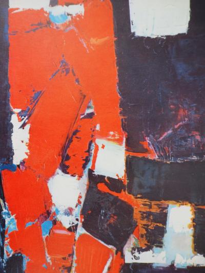 Nicolas DE STAEL : Parc des Princes, Héliogravure signée 2