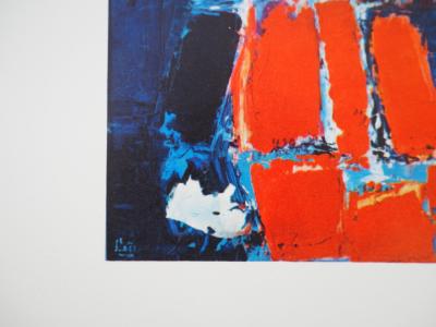 Nicolas DE STAEL : Parc des Princes, Héliogravure signée 2