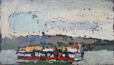 Nicolas DE STAEL : Bateau sur la Seine, Héliogravure 2