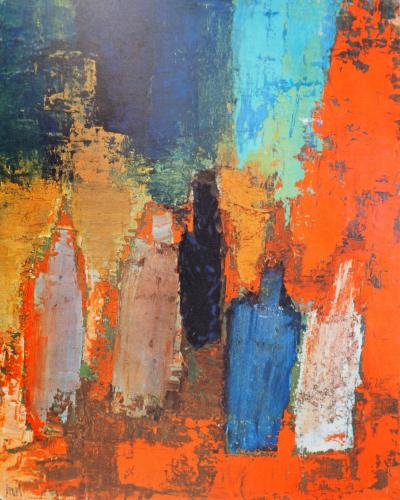 Nicolas DE STAEL : Bouteilles, Héliogravure signée 2