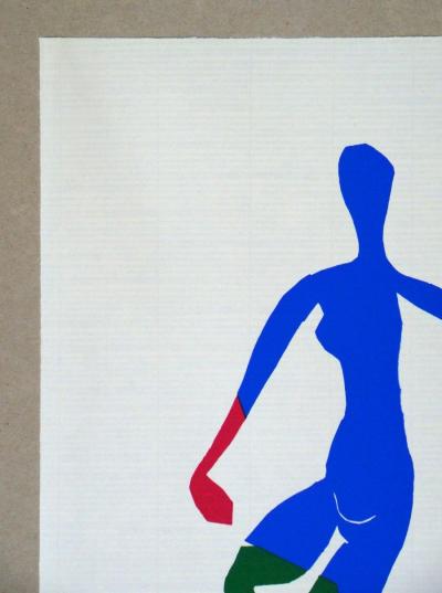 Henri MATISSE (d'après) - Nu bleu, avec des bas verts, 1978, Lithographie à tirage limité 2