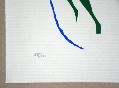 Henri MATISSE (d'après) - Nu bleu, avec des bas verts, 1978, Lithographie à tirage limité 2