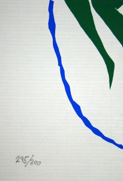 Henri MATISSE (d'après) - Nu bleu, avec des bas verts, 1978, Lithographie à tirage limité 2