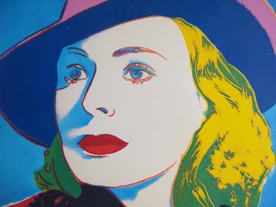 Andy WARHOL (after) - Portrait of Ingrid Bergman -  1987, serigrahy 2