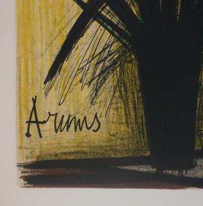 Bernard BUFFET : Les arums, Lithographie originale signée 2