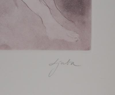 Popovic LJUBA : Silhouettes avec Hélène, Gravure originale signée 2