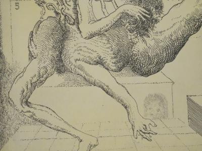Popovic LJUBA : Dans son parc, Gravure originale signée 2