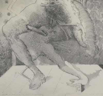 Popovic LJUBA : Ce remue-ménage, Gravure originale signée 2