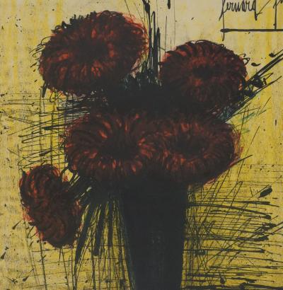 Bernard BUFFET : Les soucis, Lithographie originale signée 2
