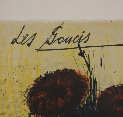 Bernard BUFFET : Les soucis, Lithographie originale signée 2