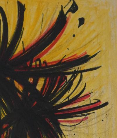 Bernard BUFFET :  Le chrysanthème du Japon, Lithographie originale signée 2