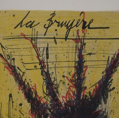 Bernard BUFFET : La bruyère, Lithographie originale signée 2
