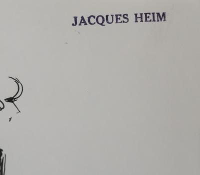 Jacques HEIM: Volubilis Dress, Original signed drawing 2