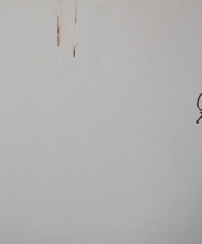 Jacques HEIM : Robe Lilas, Dessin original signé 2