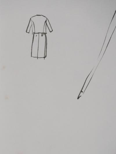 Jacques HEIM : Veste Lavande, Dessin original signé 2