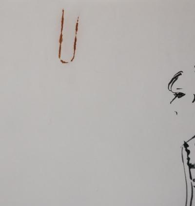 Jacques HEIM : Robe Lilium à motifs, Dessin original signé 2