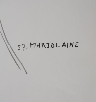 Jacques HEIM: Marjolaine Dress, Original signed drawing 2