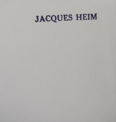 Jacques HEIM : Veste Mauve, Dessin original signé 2