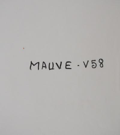 Jacques HEIM : Veste Mauve, Dessin original signé 2