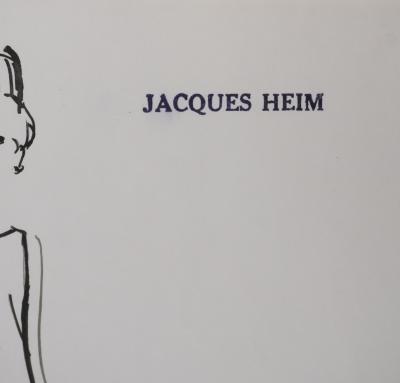 Jacques HEIM : Robe Nymphea, Dessin original signé 2