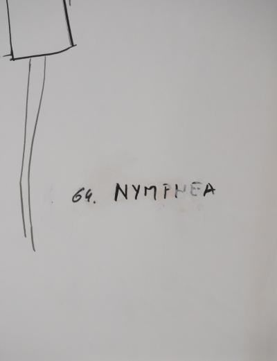 Jacques HEIM : Robe Nymphea, Dessin original signé 2