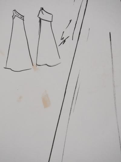 Jacques HEIM : Robe Ombelle, Dessin original signé 2