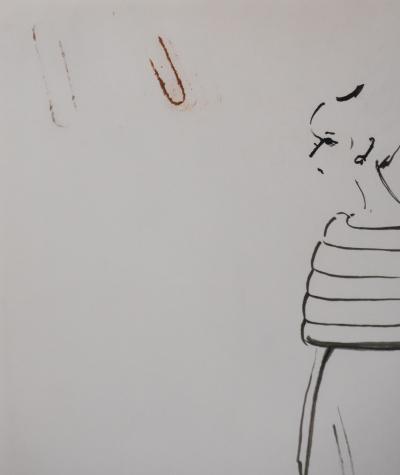Jacques HEIM : Robe Orphée, Dessin original signé 2