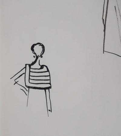 Jacques HEIM : Robe Orphée, Dessin original signé 2
