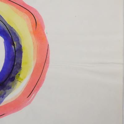 Jean EFFEL: Dyer, The Master Dyer, Original Watercolor 2