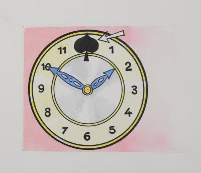 Roger BUSSEMEY : Nestor en vacances, Aquarelle originale 2